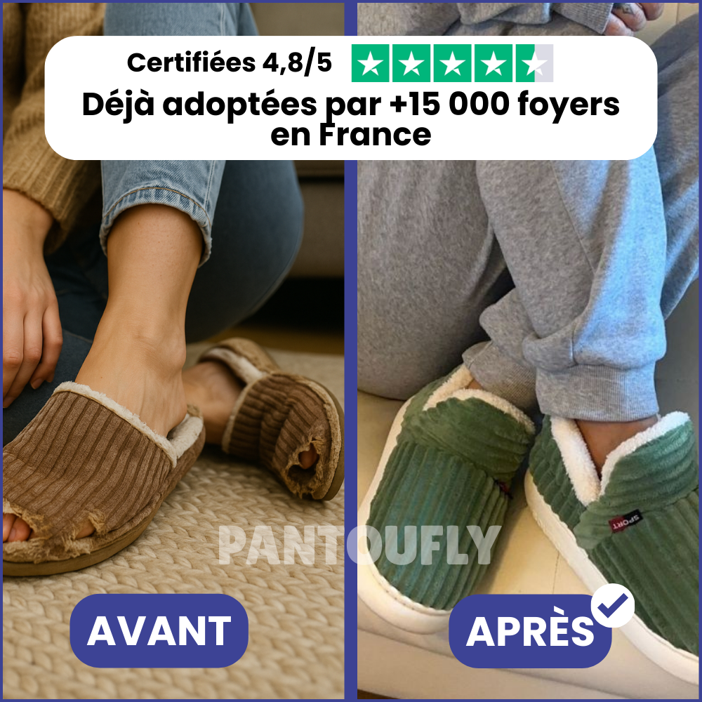Pantofy | Pantoufles Orthopédiques Anti-Dérapantes