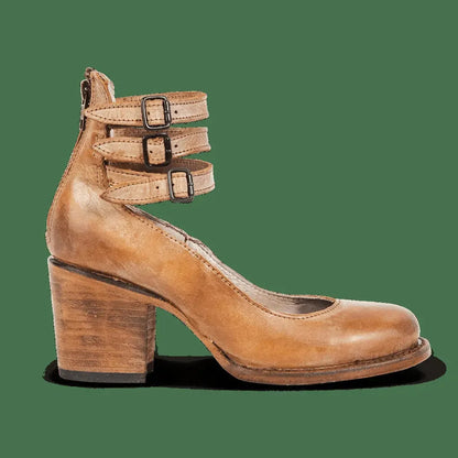 Escarpins à talons hauts pour femmes avec imprimé serpent à trois bandes - VoltÉlan