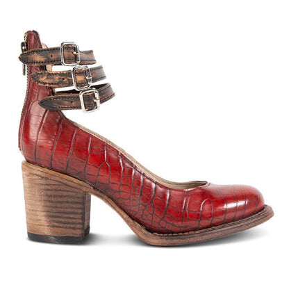 Escarpins à talons hauts pour femmes avec imprimé serpent à trois bandes - VoltÉlan